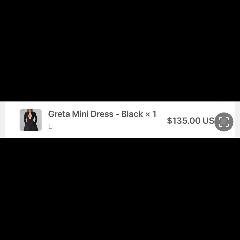 Greta Women's Black Midi Dress